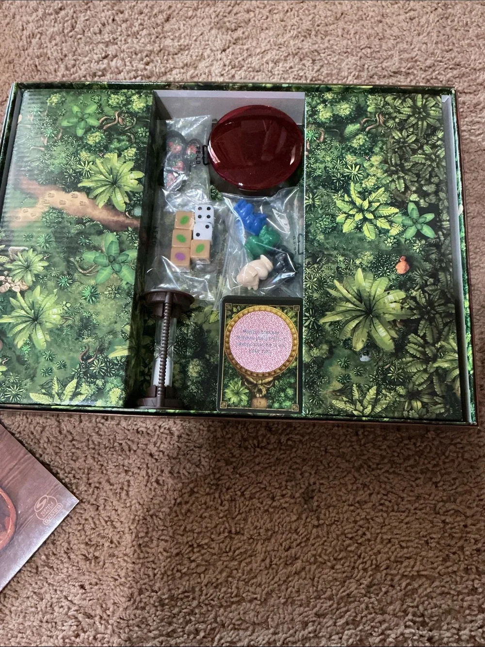 Jumanji Board Game - Classic Adventure Game - Green